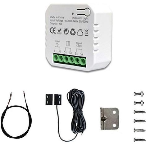 Tuya Smart Life WLAN-Garagentoröffner mit Sensor, Fernbedienungs-App, kompatibel mit Alexa und Google Home, europäischer Stecker (1/5)