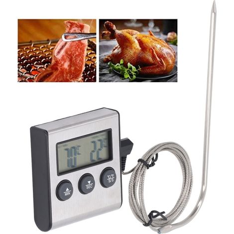 Elektronisches Thermometer SN015 mit Timer und Sonde (1/5)