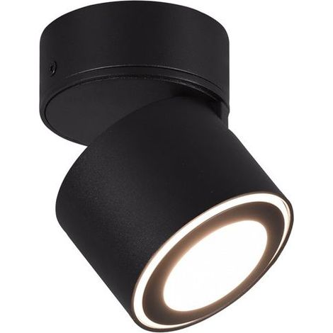 Faretto da Interno a LED in Metallo Nero Opaco