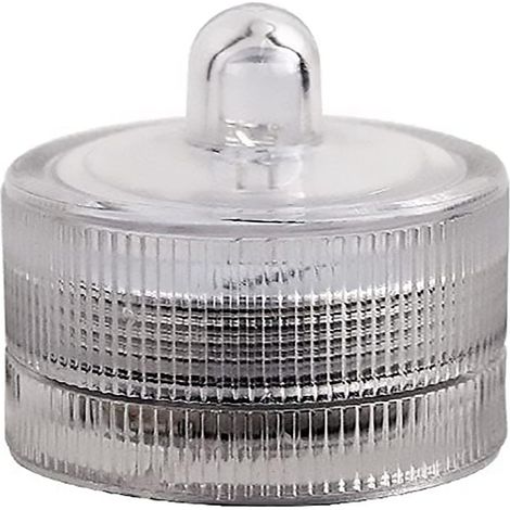 Lot de 24 bougies rondes blanches étanches (1/5)