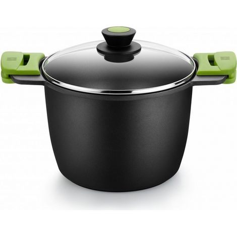 Marmite haute avec couvercle en fonte d'aluminium 20cm avant 403920 bra (1/3)