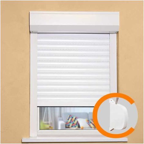 Rollladen france combi PVC weiß 120 x 120 cm manuell