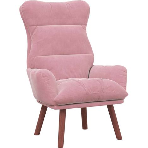Maison Exclusive - poltrona Rosa 69 x 74 x 93 cm Velluto (1/5)