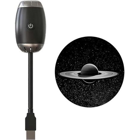 Sternenhimmel-Projektor-Nachtlicht mit einstellbarer Helligkeit, 360°-Drehung, einfacher Touch-Steuerung, USB-aufladbar, für die Schlafzimmerbeleuchtung.