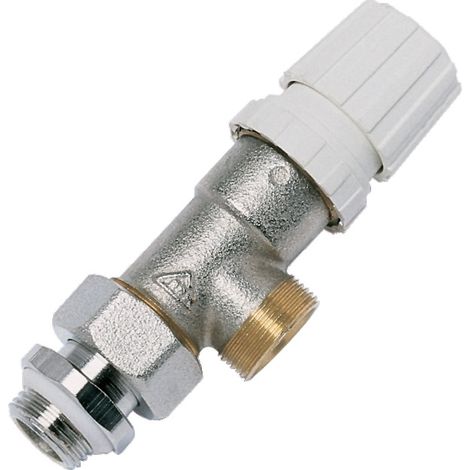 RBM – Corps thermostatique 180 équerre inversé mâle 15x21 – Filetage 1/2' – Raccordement fileté pour systèmes de chauffage (1/3)
