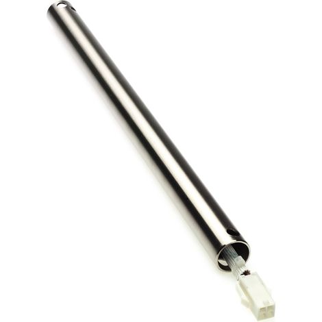 Ceiling fan extension rod brushed chrome in various lengths