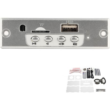 Kit à monter soi-même : enceinte Bluetooth transparente avec amplificateur de spectre à 12 canaux et haut-parleur 40 Hz (1/5)