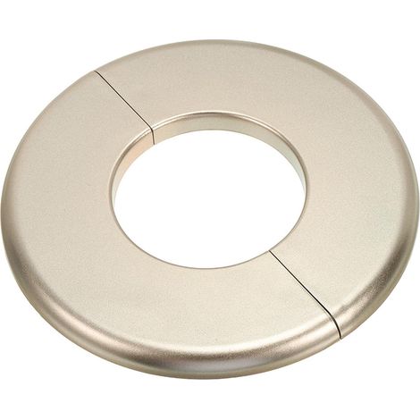 Plaque d'Écussons Auto-Adhésive Ronde en ABS 2.01"/51mm, Couverture Murale pour Tuyau d'Eau, Cache Mitigeur Douche Boucles Rosace Robinet Chauffage Plomberie Mural, Doré (1/5)