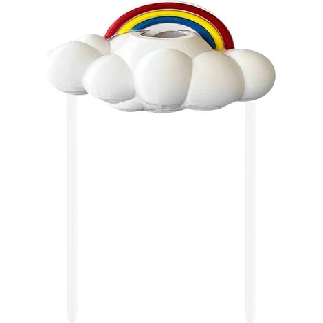 Résine Arrosage Nuage Arc-en-Ciel Plantes Décoratives Jardin Cour Décoration Pratique Curiosité Quotidienne (1/5)