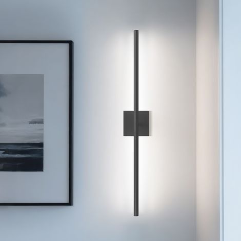 Wall Light Modern Tube Design Black 10000mAh Battery 2 Pack (1/5)