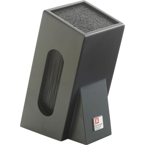Richardson Sheffield R164HSRC58846 Blocco per coltelli con inserto a spazzola non attrezzato nero, 15,5 x 11,5 x 26 cm (1/2)