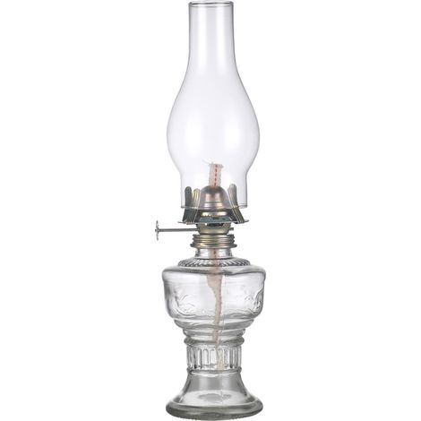 33 CM / 13 Pouces Lampe à Huile Lanterne de Kérosène Vintage Lampe à Pétrole pour Intérieur Extérieur (1/5)