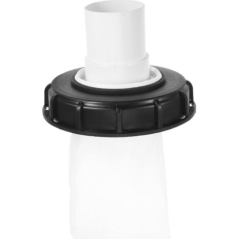 IBC Lid Filter Cover, 163mm Plastic Ton Barrel Cover with Washable Nylon Filter, IBC Tote Hose Adapter Tank Container for Rainwater Rain 1000L Tank (1/5)