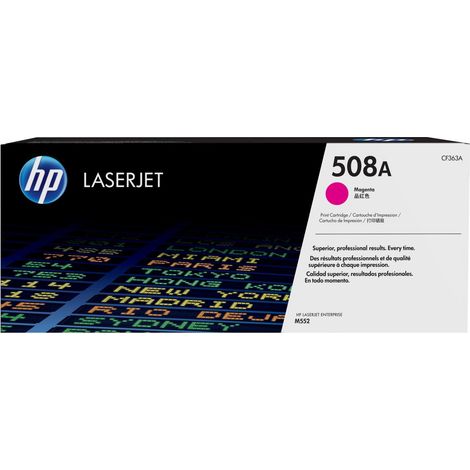 Cartuccia toner originale HP 508A Magenta per stampanti LaserJet (1/4)