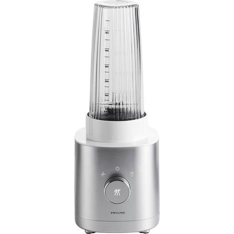 Zwilling Enfinigy Standmixer, Smoothie Maker, 600 Watt, 550 ml, mit 2 Automatikprogrammen, Silber