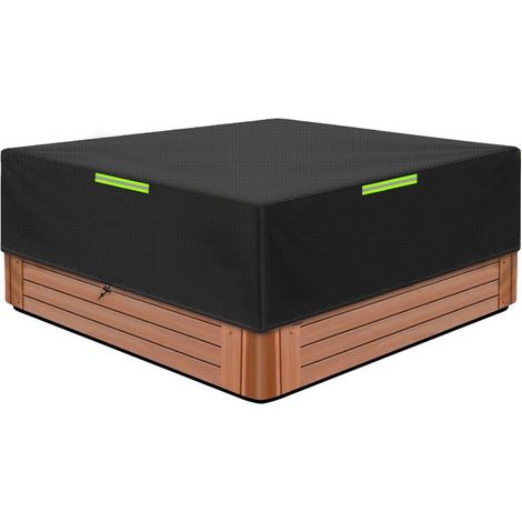 Couverture carrée pour Spa, imperméable et résistante aux intempéries, en Tissu Oxford 600D Housse de Protection pour spas, résistante aux déchirures (230 230 85CM) (1/5)