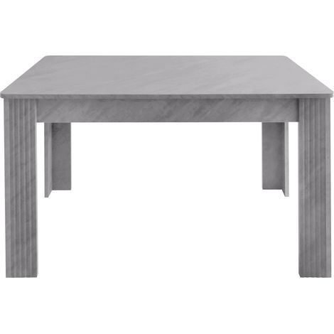 Tavolo da pranzo rettangolare grigio in truciolare 116 x 65 x 75 cm MODENUIT (1/5)
