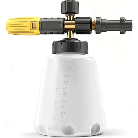 Lance À Mousse À Neige Pour Nettoyeur Haute Pression Karcher K2 K3 K4 K5 K6 K7, Canon À Mousse de Rechange Amélioré Connect et Distributeur de Savon À Large Goulot, Buse Réglable (1/5)