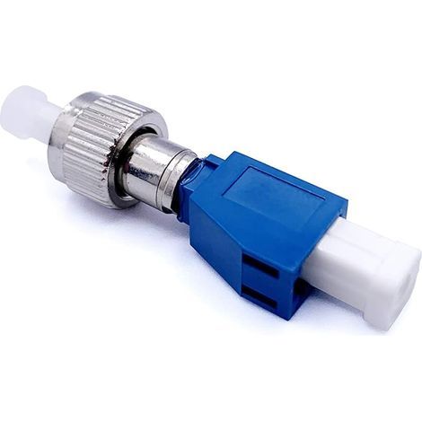 ® - Adapter/Coupler for Single-Mode Fiber Optic FC Male to LC Female, Pack of 1 (1/5)