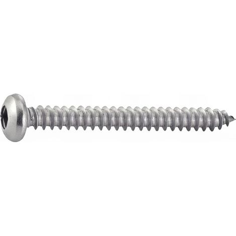 200 Vis tôle tête cylindrique carrée Inox A2 DIN7981 - diamètre 4,8 mm - Longueur 12,70 mm - Diamètre 4.8 mm