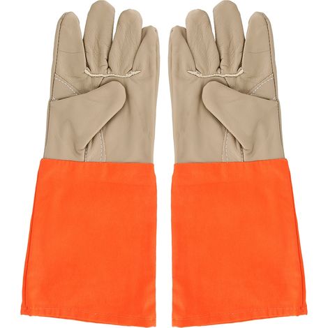 Gants en cuir forestier ignifugé et résistant au feu pour la lutte contre les incendies de forêt (1/5)
