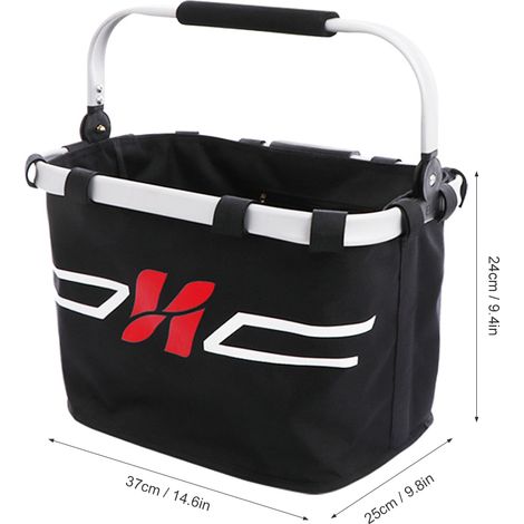 Panier avant de vélo pliable, guidon de vélo, sac de transport pour animaux de compagnie, chat, chien, Shopping, déplacements domicile-travail (1/5)