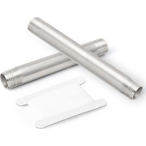 2 pièces de raccords tuyauterie en acier inoxydable, 1/2\ (1/5)