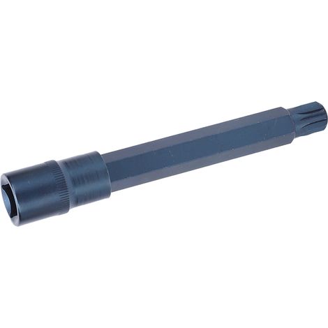 Douille 12 pans en acier allié S2, tournevis électrique, outil de quincaillerie, brunie, 1/2 x 150 mm, pas M14 (1/5)