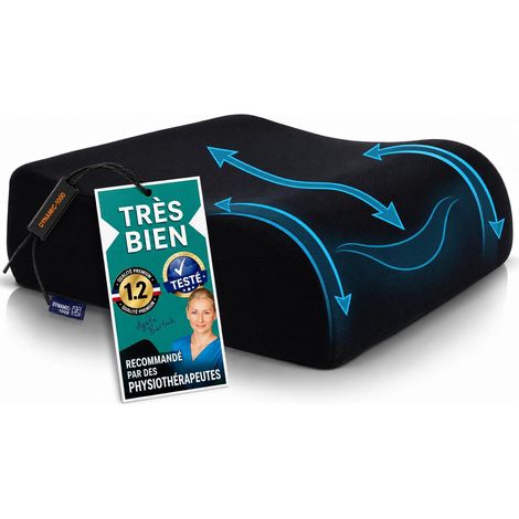 Coussin Rehausseur Ergonomique pour Chaise, Bureau et Voiture - Coussin d’Assise Confortable 13cm Épais pour Adulte - Idéal comme Rehausseur de Siège pour Bureau, Conducteur ou Chaise de Cuisine (1/5)