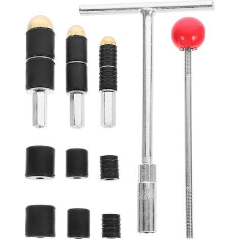 Sortiment an Wasserrohrstopfen (1/2 Zoll, 3/4 Zoll, 1 Zoll) – Wasserrohrstopfenschlüssel – 17,00 x 10,00 x 1,70 cm (1/4)