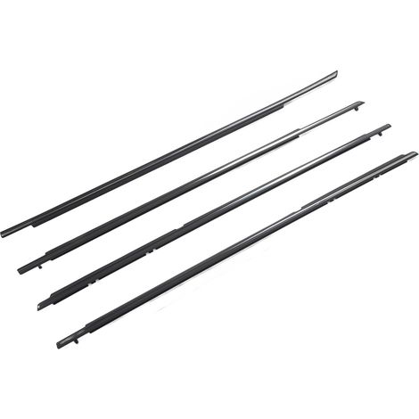 Garnitures de moulure de fenêtre 4 pièces 75710-06080, joint d'étanchéité de remplacement pour Toyota Camry XV40 2007-2011, profilés d'encadrement en caoutchouc, kit de calfeutrage auto. (1/5)