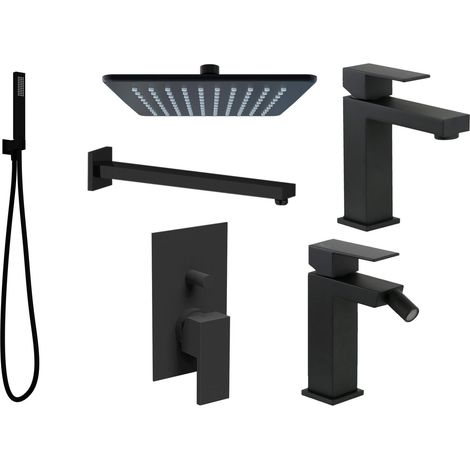 Composition complète de salle de bain et douche Ponsi Italia R KITITALIAR4NO (1/5)