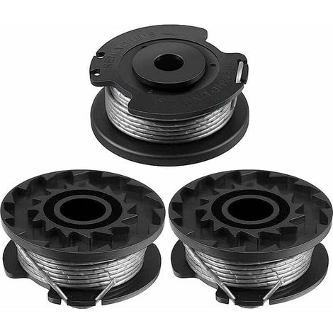 carretes y línea de repuesto compatibles F016800569, carrete de repuesto para recortadora F016800385 compatible con ART 23SL y ART 26SL (3 piezas) (1/4)