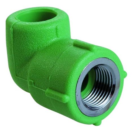 Gomito a 90 ° Filettato Femmina Polipropilene Ø 32 x 1 Wavin Italia