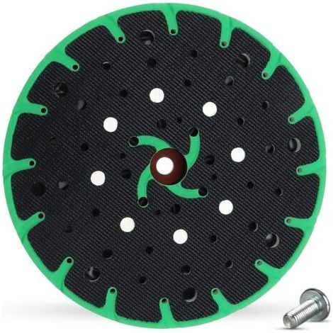 ALLIANDISPlateau de ponçage 150 mm, plaque de ponçage d'aspiration de poussière 150 mm compatible avec ponceuse excentrique Festool Rotex RO, ETS 150, ETS EC 150, LEX (1/5)