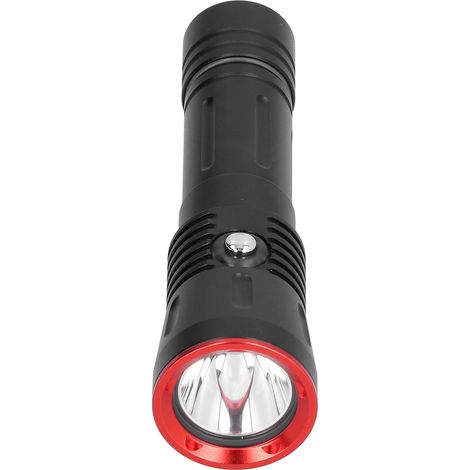 Lampe de plongée professionnelle de 3000 lumens, étanche IP68, ultra-lumineuse pour la pêche, la chasse, la randonnée et le camping. (1/5)
