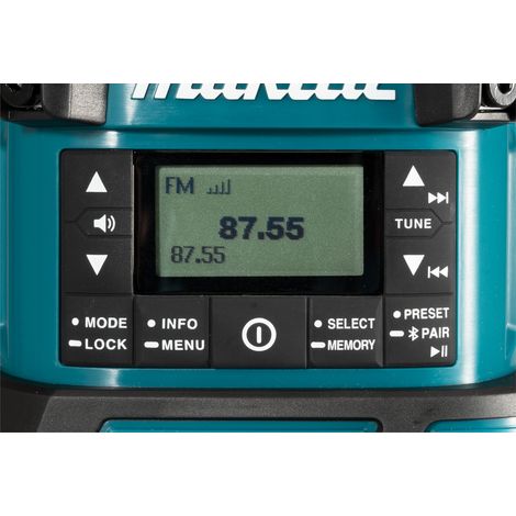 Radio sans fil avec lampe de poche Makita DMR056 14 4/18 V (sans batterie et chargeur)