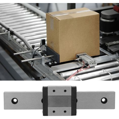Bloc de guidage miniature pour rail de glissement linéaire LMLF24B-150-1R, rail de mouvement linéaire 150 mm x 24 mm (1/5)