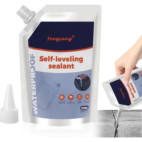 Remplisseur Liquide, Colle Pour Réparer Les Fissures, Liquide De Scellement Pour Joints, Pour Allée, Toit, Sol, Sous-sol (1/5)