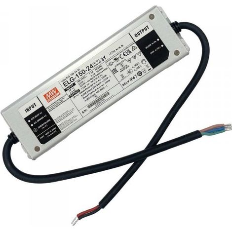 MW MEAN WELL ELG-150-24-3Y Alimentatore IP67 150W 24V 6,25A Input 220V e 110V
