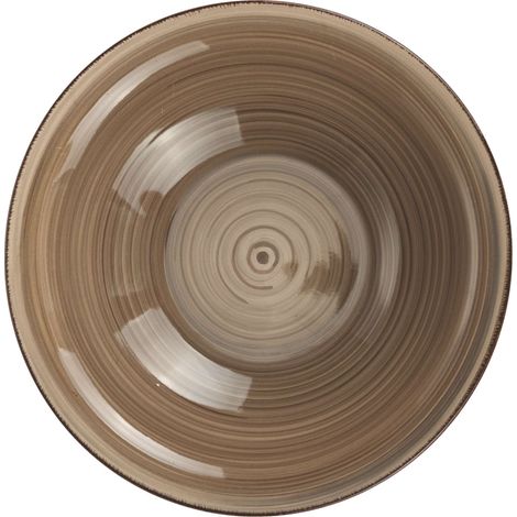LIPARI PIATTO FONDO GRIGIO D21,5CMXH6CM (1/2)