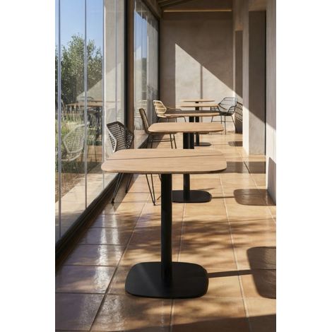 Estilo Nórdico - Mesa Sunset Black 60 cm - Madera Natural (1/5)