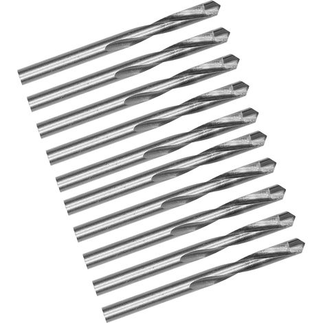 10 Fraises à Queue en Carbure de Tungstène pour Usinage CNC - Haute Précision - Diamètre 6.5mm - Pour Acier, Aluminium