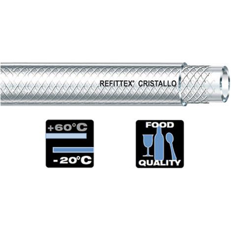 Fitt Manguera Refittex Cristallo 10x16 - 50 metros - 20 Bar