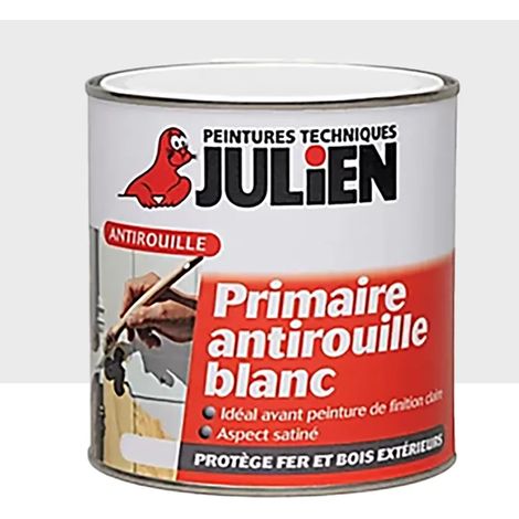 Primaire Antirouille Blanc Satiné Julien 2,5 L