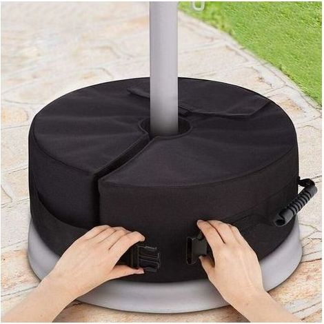 Sac de Lest Parasol en Tissu Oxford 600D, 46x46x15 cm, Support Jusqu'à 4 Pouces, Charge Max 38,5 kg - (1/5)