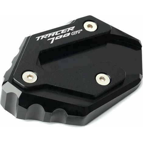 (Tracer700GT Noir) Compatible avec YAMAHA Tracer 700 GT 2015-2020, Tracer 7 GT 2021-2022. Pièces détachées pour moto Tracer700GT : béquille latérale, extension, coussinet MaxPower. (1/3)