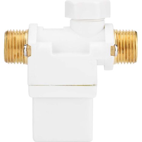 Électrovanne électrique, électrovanne électrique à énergie solaire pour eau N/C normalement fermée, DC 12V G1/2" (1/5)