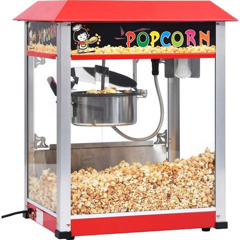 vidaXL Máquina para hacer palomitas de maíz con olla de teflón 1400 W (1/5)