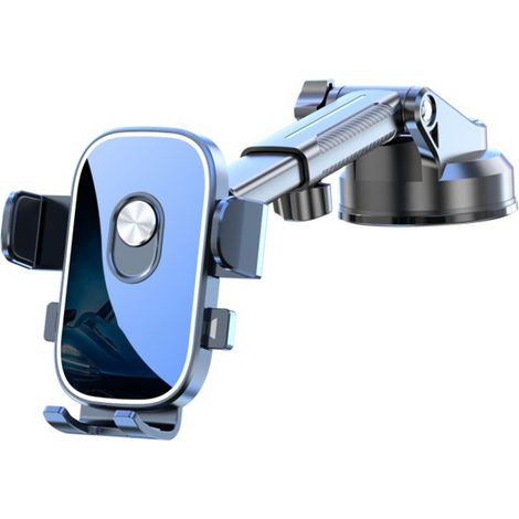Support magnétique universel pour téléphone de voiture, support pour tableau de bord et pare-brise, ventouse rotative à 360° (1/5)